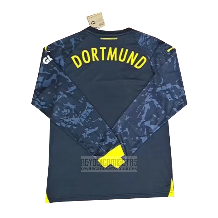 Camiseta De Futbol Borussia Dortmund Segunda Manga Larga 2023-2024